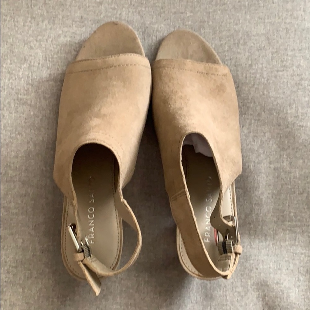 Franco Sarto Open Toe Heels